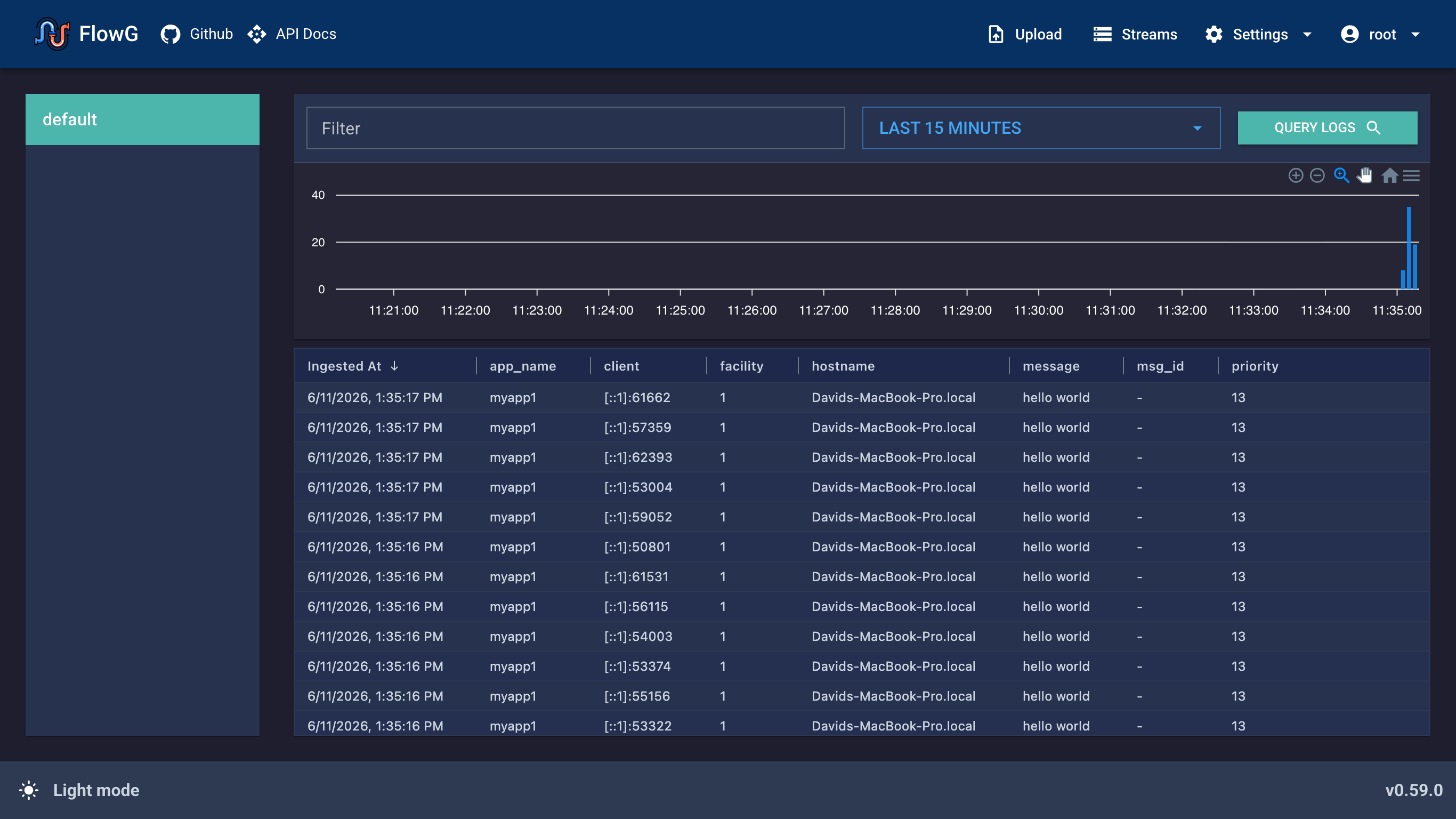Log viewer